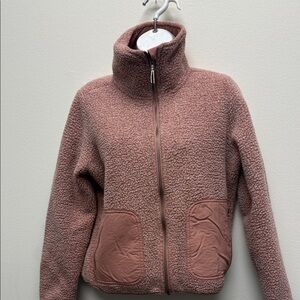 Vuori Women's Dusty Rose Teddy Jacket